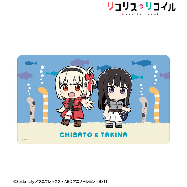 「リコリス・リコイル」 描き起こし 錦木千束＆井ノ上たきな Art by 荒* ちびキャラ マルチデスクマット ver.C