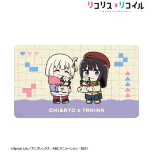 「リコリス・リコイル」 描き起こし 錦木千束＆井ノ上たきな Art by 荒* ちびキャラ マルチデスクマット ver.D