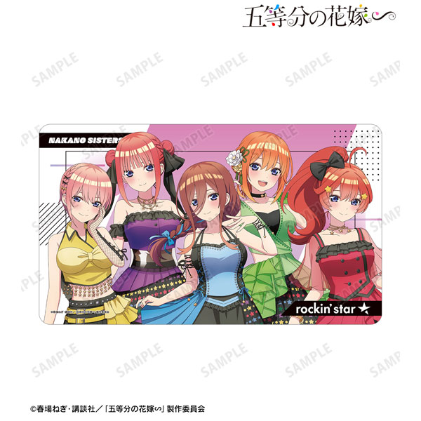 五等分の花嫁∽ rockin’starコラボ 描き下ろし 集合 ロックアイドルver. マルチデスクマット