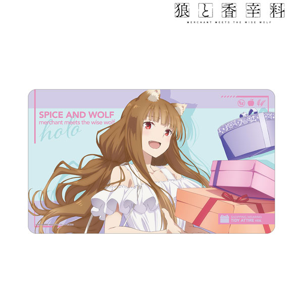 狼と香辛料 MERCHANT MEETS THE WISE WOLF 描き下ろし ホロ キレイめファッションでお買い物 マルチデスクマット