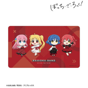 アニメ「ぼっち・ざ・ろっく！」 結束バンド ちびキャラ 赤いドレスver. マルチデスクマット
