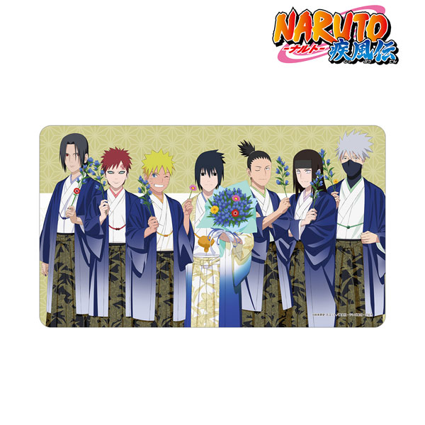 NARUTO-ナルト- 疾風伝 描き下ろし 集合 マルチデスクマット 〈うちはサスケ バースデーver.〉