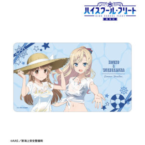劇場版 ハイスクール・フリート 描き下ろし 納沙幸子＆ヴィルヘルミーナ 海辺ver. マルチデスクマット