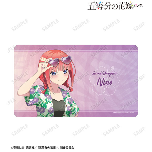五等分の花嫁∽ 描き下ろし 中野二乃 アロハシャツver. マルチデスクマット