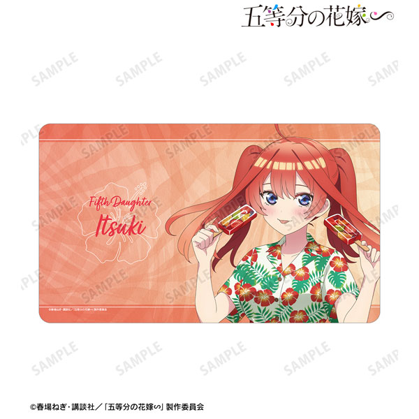 五等分の花嫁∽ 描き下ろし 中野五月 アロハシャツver. マルチデスクマット