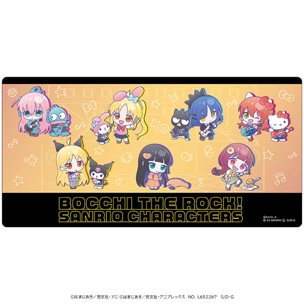 アニメ「ぼっち・ざ・ろっく！」×サンリオキャラクターズ デスクマット