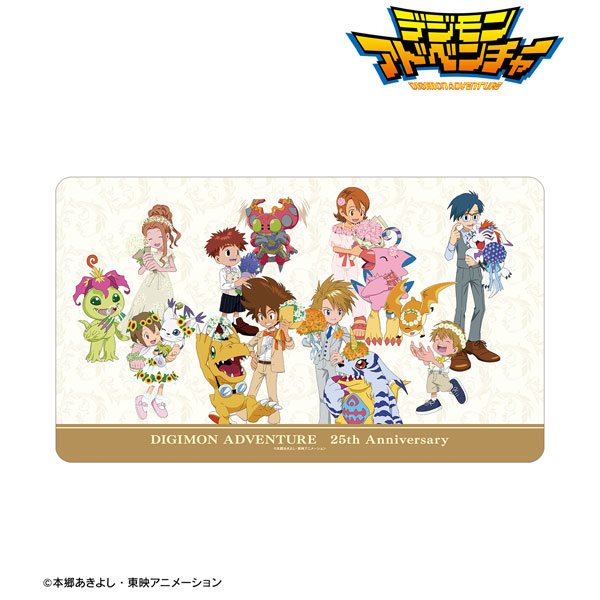 デジモンアドベンチャー 描き下ろし 集合 25th Anniversary ver. マルチデスクマット