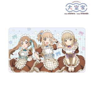 大室家 アニメ描き下ろし 大室櫻子＆大室撫子＆大室花子 メイド衣装ver. マルチデスクマット
