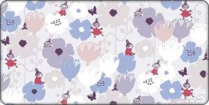 ムーミン デスクマット リトルミイと花柄1