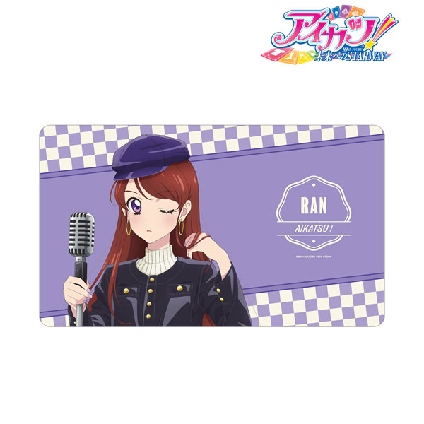 アイカツ！ 10th STORY ～未来へのSTARWAY～ 描き下ろし 紫吹蘭 カジュアルロックver. マルチデスクマット