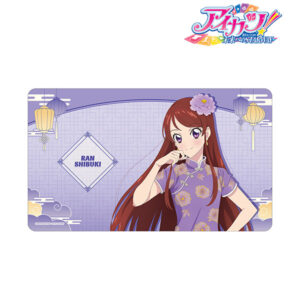 アイカツ！ 10th STORY ～未来へのSTARWAY～ 描き下ろし 紫吹蘭 チャイナドレスver. マルチデスクマット