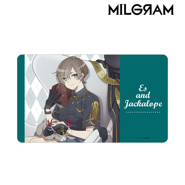 MILGRAM -ミルグラム- 描き下ろし エス＆ジャッカロープ 休息中ver. マルチデスクマット