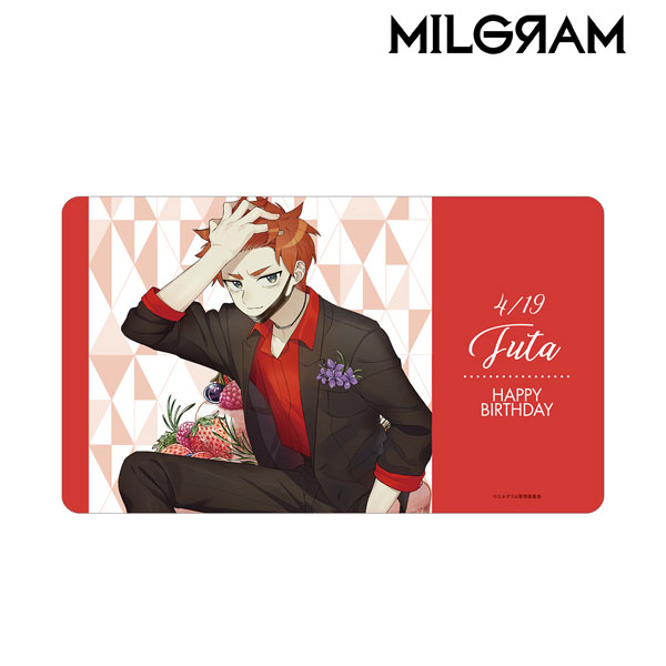 MILGRAM -ミルグラム- 描き下ろし フータ バースデーver. マルチデスクマット