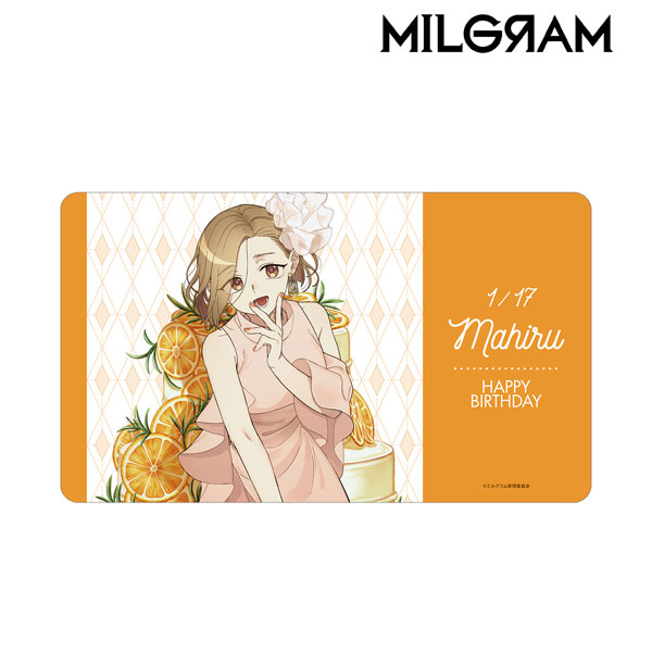 MILGRAM -ミルグラム- 描き下ろし マヒル バースデーver. マルチデスクマット