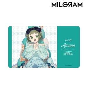 MILGRAM -ミルグラム- 描き下ろし アマネ バースデーver. マルチデスクマット