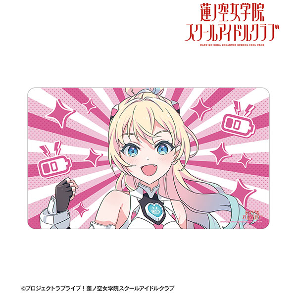ラブライブ！蓮ノ空女学院スクールアイドルクラブ 描き下ろし 大沢瑠璃乃 ファンファーレ！！！ マルチデスクマット