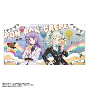 アイカツ！あかりGeneration×マリオンクレープ 描き下ろしデスクマット 氷上スミレ＆藤堂ユリカ