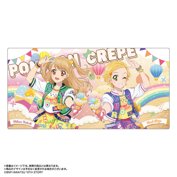 アイカツ！あかりGeneration×マリオンクレープ 描き下ろしデスクマット 新条ひなき＆夏樹みくる