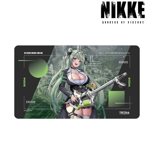 勝利の女神：NIKKE LOVECACAOさんイラスト ソーダ タクティカルファッションver. マルチデスクマット