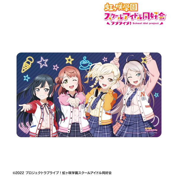 ラブライブ！虹ヶ咲学園スクールアイドル同好会 描き下ろし 2年生 ミラクル STAY TUNE！ マルチデスクマット