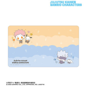呪術廻戦×サンリオキャラクターズ 虎杖悠仁×ポチャッコ・五条悟×シナモロール マルチデスクマット