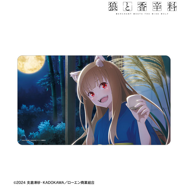 狼と香辛料 MERCHANT MEETS THE WISE WOLF ホロと巡る四季の物語：「お月見」ビジュアル マルチデスクマット