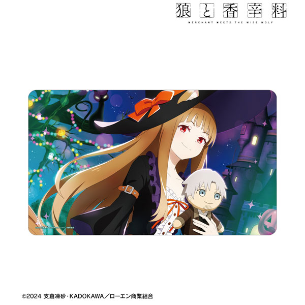 狼と香辛料 MERCHANT MEETS THE WISE WOLF ホロと巡る四季の物語：「ハロウィン」ビジュアル マルチデスクマット