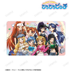 アニメ「ぴちぴちピッチ」 描き下ろし 集合 Y2Kファッションver. マルチデスクマット ver.B