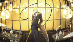 バーチャルYouTuber 電・A・ルーエ デスクマット