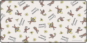 おさるのジョージ デスクマット 総柄A