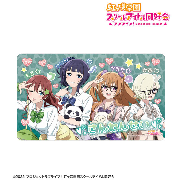 ラブライブ！虹ヶ咲学園スクールアイドル同好会 描き下ろし 3年生 ギャル制服ver. マルチデスクマット