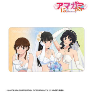アマガミSS+plus 描き下ろし 絢辻詞＆桜井梨穂子＆棚町薫 ウェディング水着ver. マルチデスクマット
