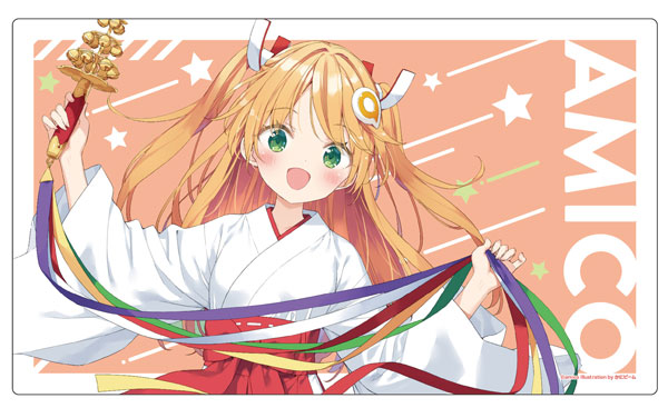 あみこちゃん デスクマット イラスト：かにビーム