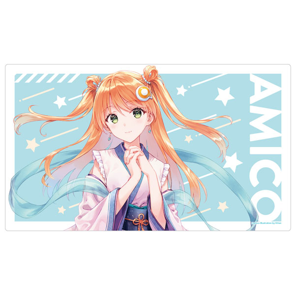 あみこちゃん デスクマット イラスト：Hiten