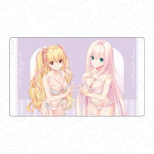 緋弾のアリア ラバーデスクマット 理子＆リサ ボンテージランジェリー ver.