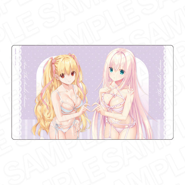 緋弾のアリア ラバーデスクマット 理子＆リサ ボンテージランジェリー ver.