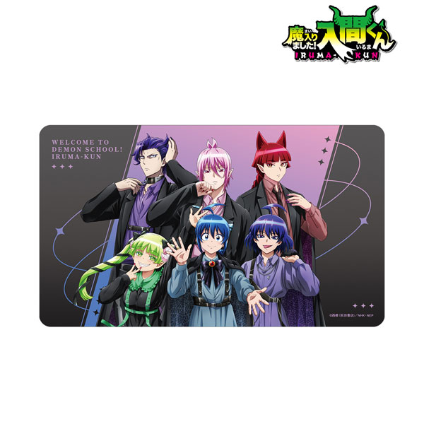 魔入りました！入間くん 描き下ろし 集合 ブラックコーデver. マルチデスクマット