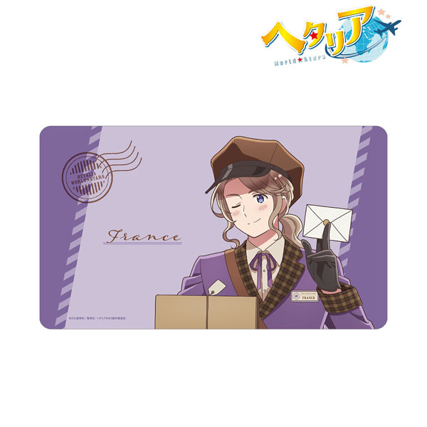 アニメ「ヘタリア World★Stars」 描き下ろし フランス 郵便屋ver. マルチデスクマット