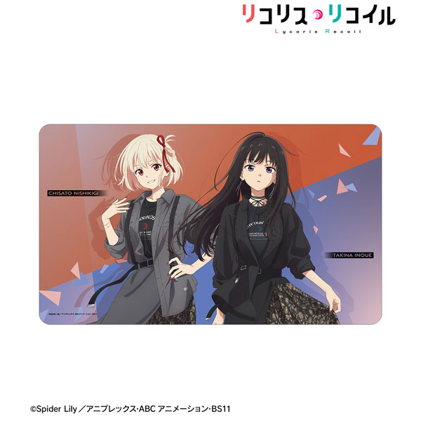 TVアニメ「リコリス・リコイル」 meagratiaコラボ 描き下ろし 錦木千束＆井ノ上たきな マルチデスクマット