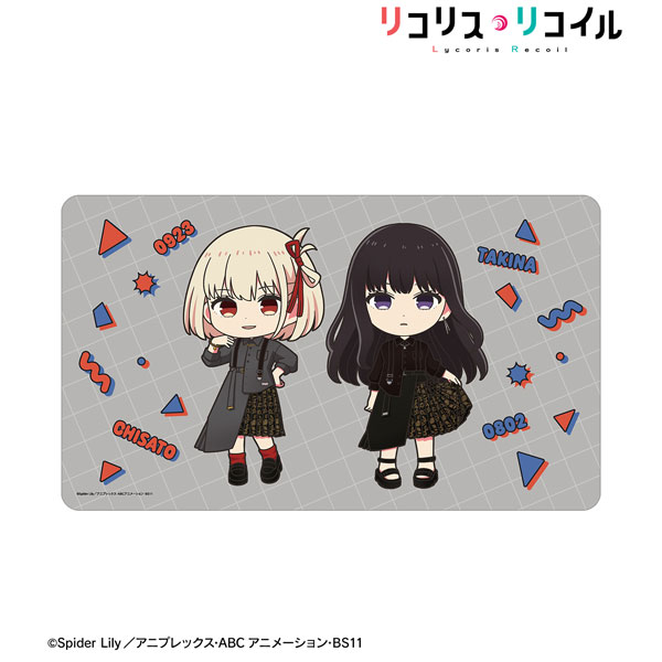 TVアニメ「リコリス・リコイル」 meagratiaコラボ 錦木千束＆井ノ上たきな ちびキャラ マルチデスクマット ver.A