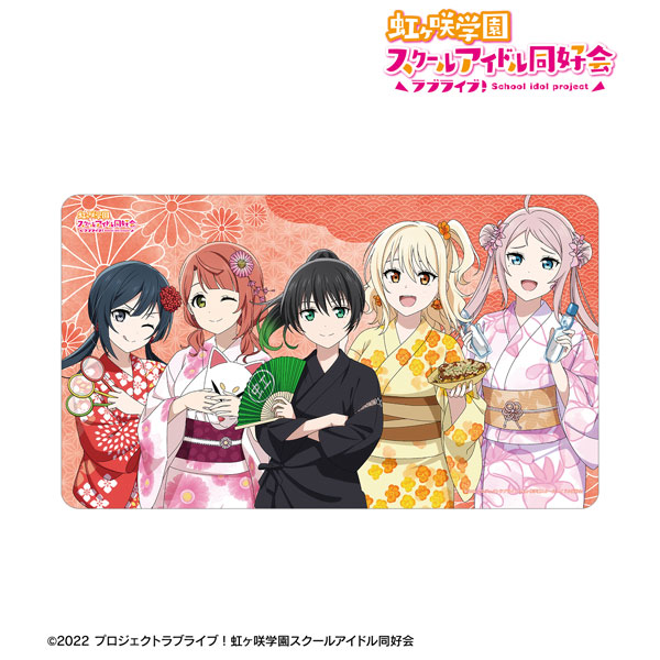 ラブライブ！虹ヶ咲学園スクールアイドル同好会 描き下ろし 2年生 縁日ver. マルチデスクマット