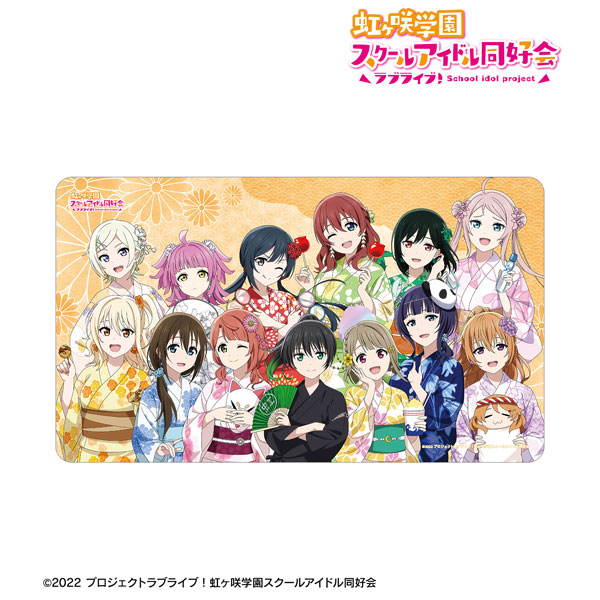 ラブライブ！虹ヶ咲学園スクールアイドル同好会 描き下ろし 集合 縁日ver. マルチデスクマット