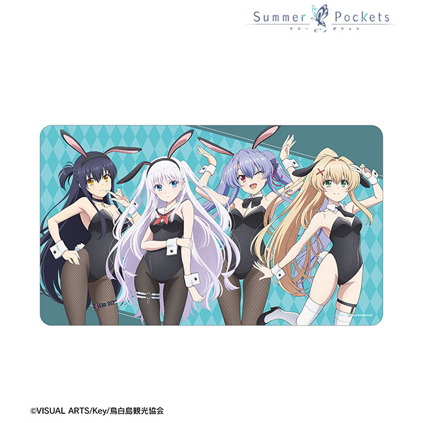 TVアニメ『Summer Pockets』 描き下ろし 集合 バニーガールver. マルチデスクマット