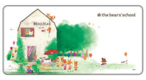 くまのがっこう デスクマット ジャッキーのしあわせ