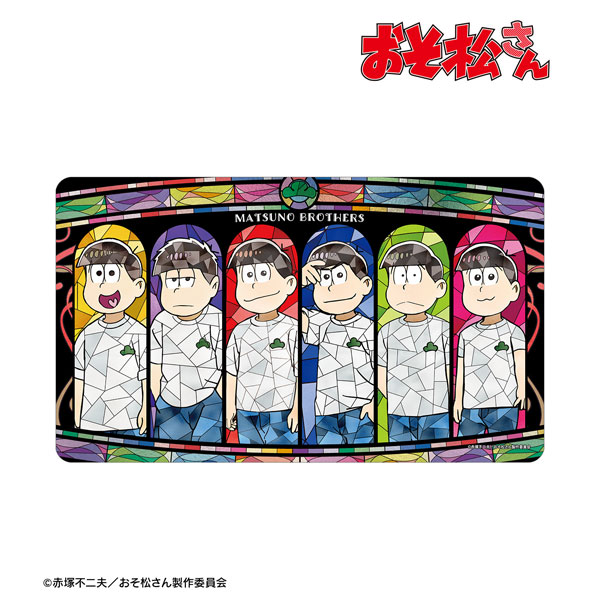 おそ松さん 集合 Aure Glass マルチデスクマット