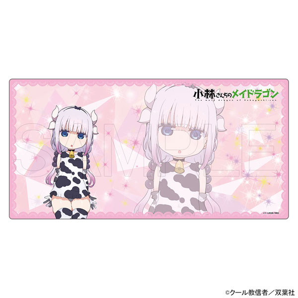 【限定販売】小林さんちのメイドラゴン ラバーデスクマット カンナ 牛柄ビキニVer.