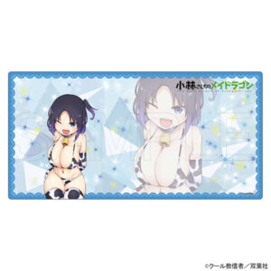 【限定販売】小林さんちのメイドラゴン ラバーデスクマット エルマ 牛柄ビキニVer.