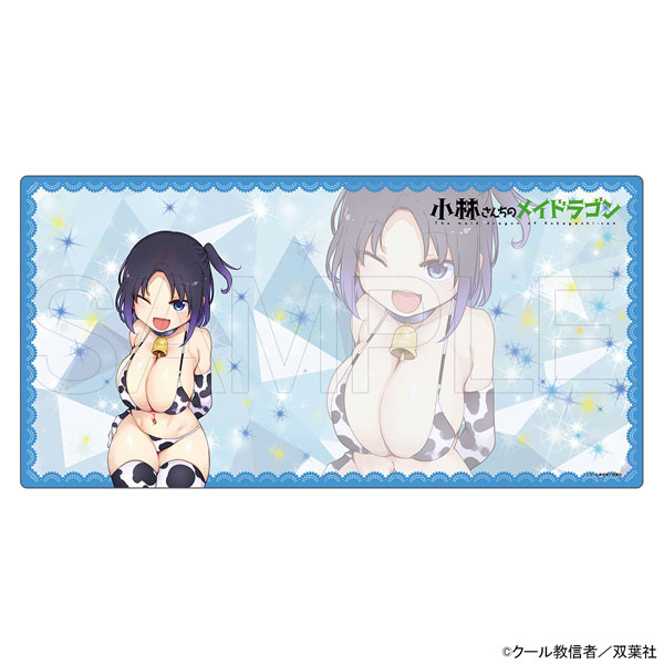 【限定販売】小林さんちのメイドラゴン ラバーデスクマット エルマ 牛柄ビキニVer.