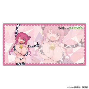 【限定販売】小林さんちのメイドラゴン ラバーデスクマット イルル 牛柄ビキニVer.