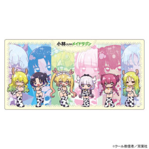 【限定販売】小林さんちのメイドラゴン ラバーデスクマット デフォルメ版 牛柄ビキニVer.